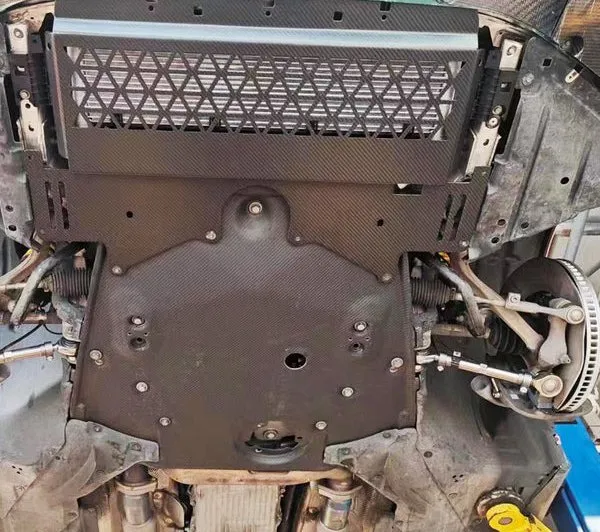 BMW G80/G81/G82/G83/G87 Carbon Fiber Skid Plate Oil Cooler Guard — image 5 of 6