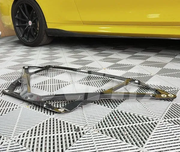 BMW G80/G81/G82/G83 G87 Carbon Fiber strut brace CSL style – another view
