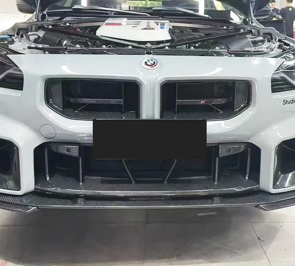 BMW G87 M2 CS Style Prepreg Dry Carbon Fiber Front Grille – Gloss Finish – another view