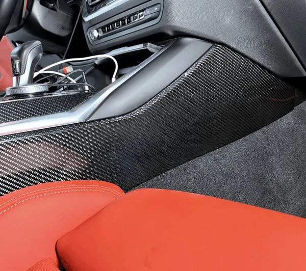 BMW G80/G81/G82/G83/87 Carbon Fiber Center Console Cover — image 4 of 5