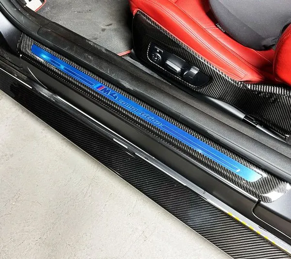 BMW G87/ G42 Carbon Fiber Door Sill 2pcs — image 4 of 4