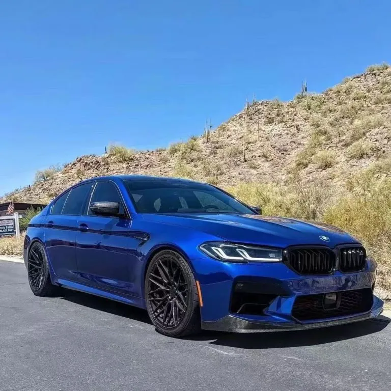 BMW F90 M5 MP Style Carbon Fiber Front Splitter LCI – another view