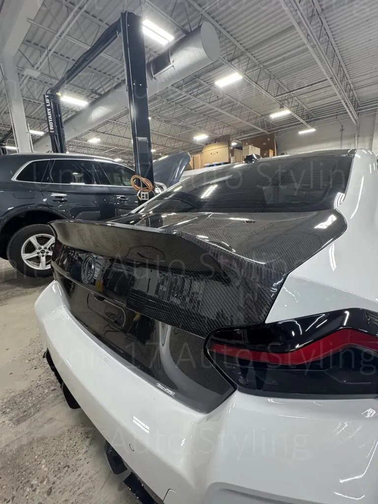 BMW G87 M2 CSL Style Dry Carbon Fiber Trunk V1 — image 4 of 8