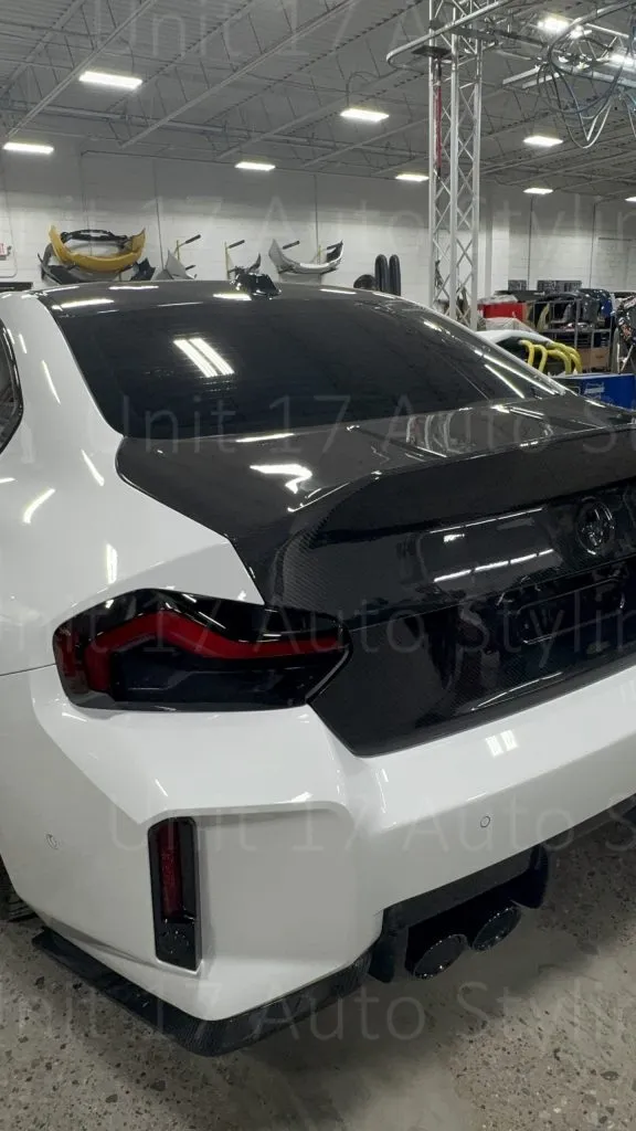 BMW G87 M2 CSL Style Dry Carbon Fiber Trunk V1 — image 7 of 8