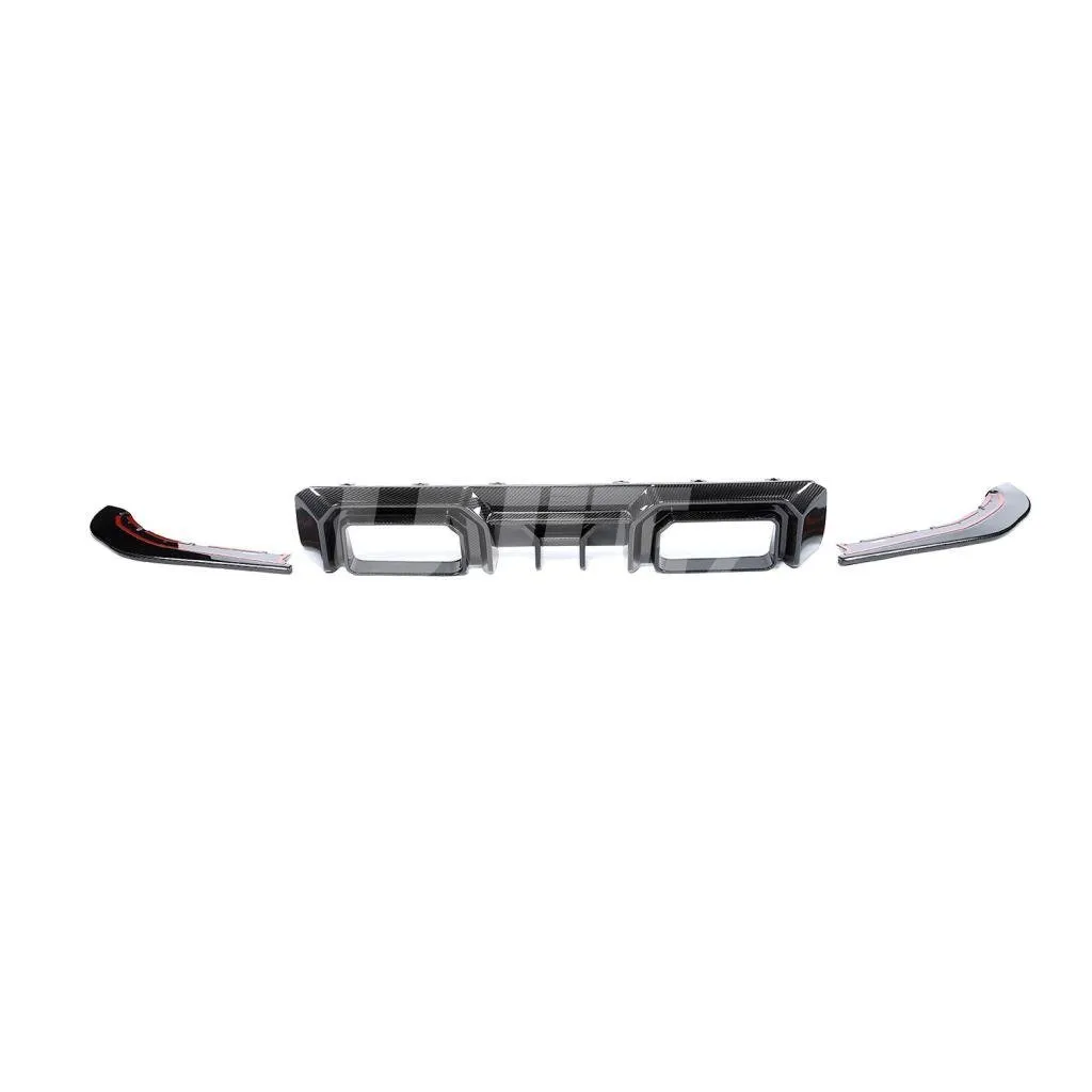 BMW G80 G82 M3 M4 3 piece diffuser in prepreg dry carbon fiber with gloss finish *UNIT EXCLUSIVE*- D3 — image 10 of 12