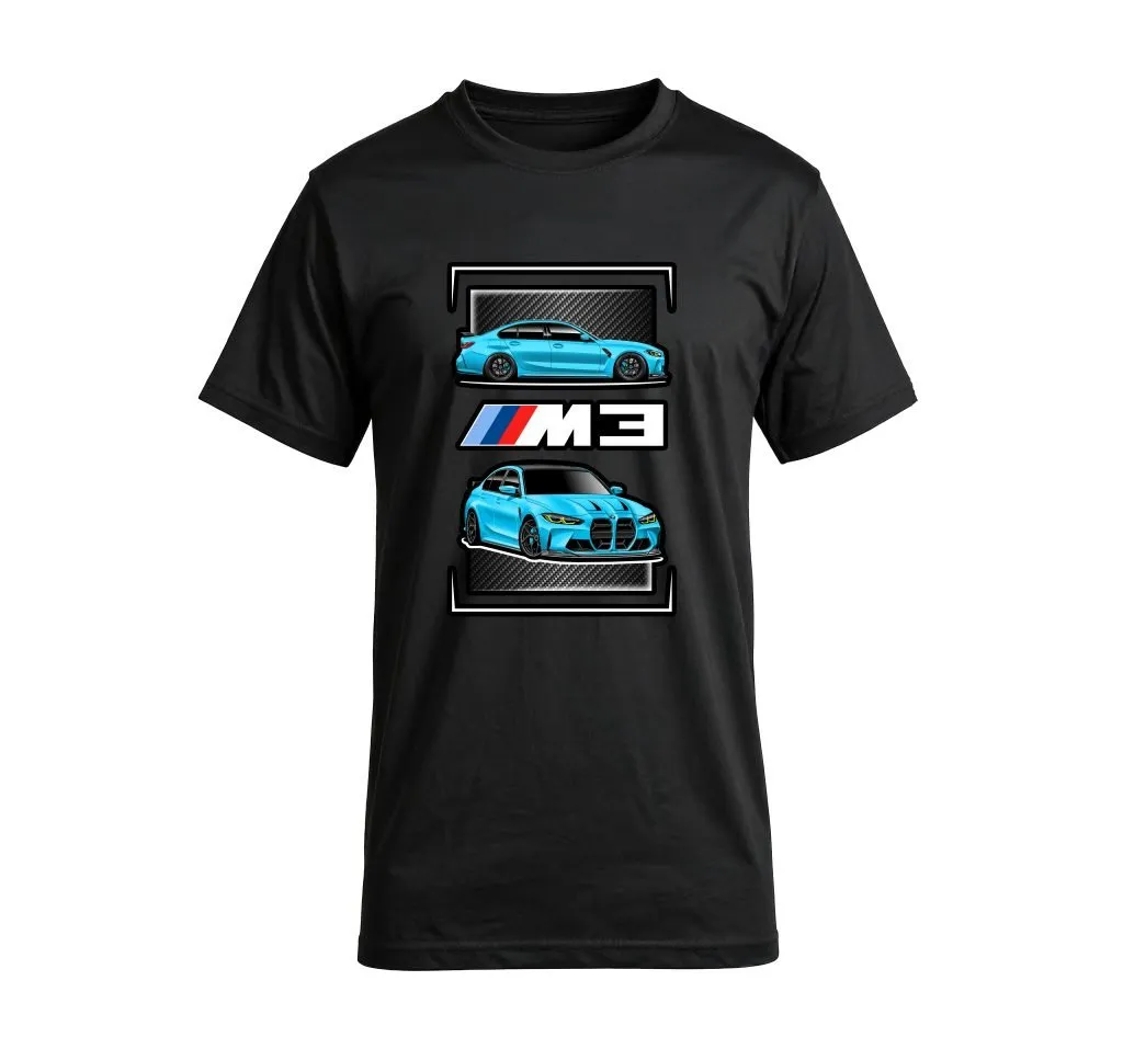 BMW M3 G80 widebody t-shirt Miami Blue Custom Designed - HIGH QUALITY — image 1 of 1