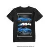 BMW M4 G82 t-shirt Blue Custom Designed - HIGH QUALITY