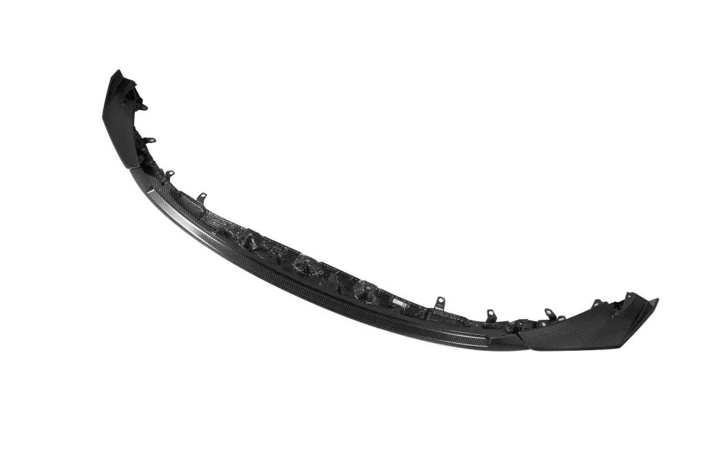 CS Style front lip splitter for BMW M3 M4 G80 G82 Prepreg Carbon Fiber with gloss finish — image 6 of 8