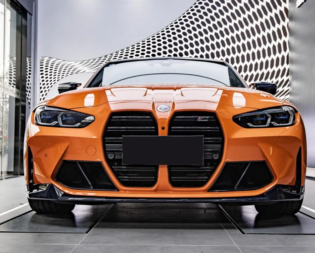 BMW G80 G82 G83 M3 M4 2021-Present Dry Carbon Fiber MP Style Front Lip — image 2 of 22