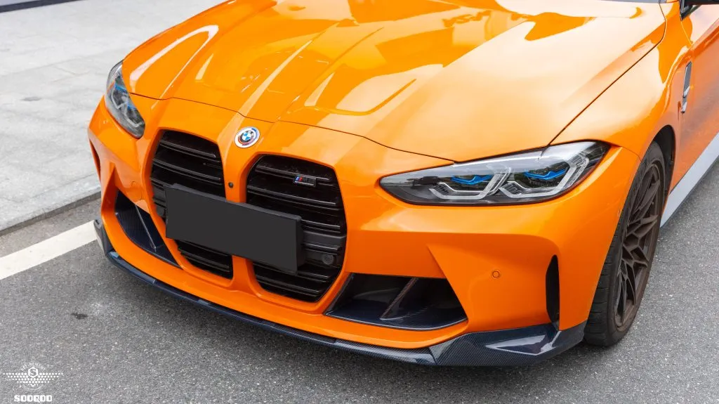 BMW G80 G82 G83 M3 M4 2021-Present Dry Carbon Fiber MP Style Front Lip — image 4 of 22