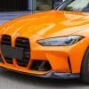 BMW G80 G82 G83 M3 M4 2021-Present Dry Carbon Fiber MP Style Front Lip — thumbnail 6