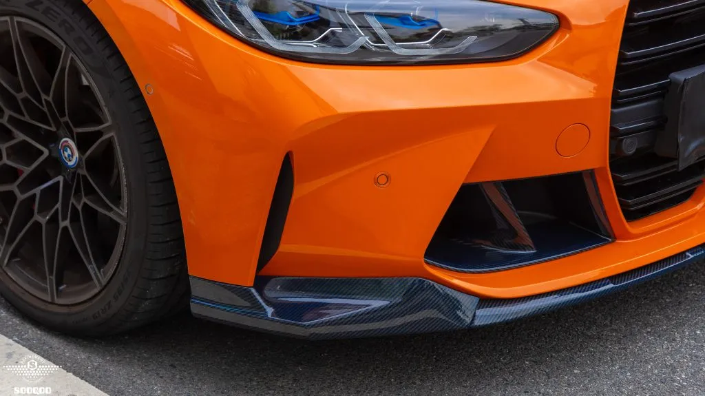 BMW G80 G82 G83 M3 M4 2021-Present Dry Carbon Fiber MP Style Front Lip — image 5 of 22