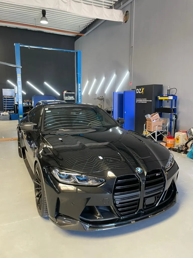 BMW G80 G82 G83 M3 M4 2021-Present Dry Carbon Fiber MP Style Front Lip — image 8 of 22
