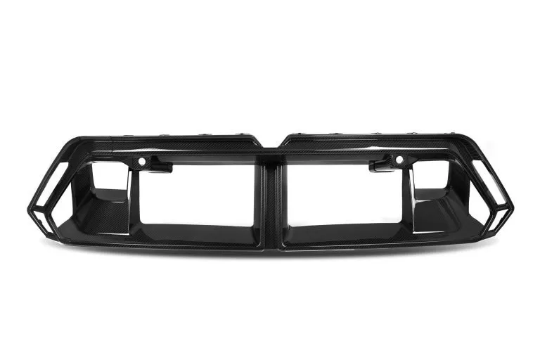 G90 G99 M5 OEM Style Dry Carbon Fiber Front Bumper Center Trim