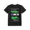 BMW M3 G80 green tshirt custom design