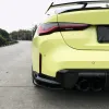 BMW G82 M4  2021-Present prepreg dry Carbon Fiber rear corner extensions — thumbnail 2
