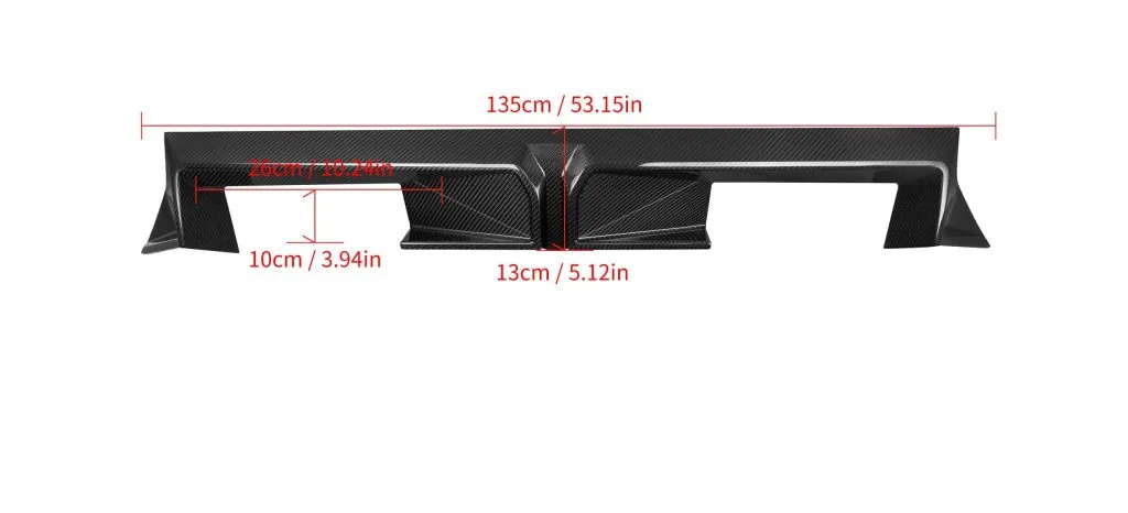 BMW M2 G87 CS Style Rear Diffuser Prepreg Dry Carbon Fiber — image 3 of 12