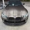 2021+ BMW M3 M4 G80 G82 G83 1 piece Prepreg Carbon Fiber front splitter - V3 — thumbnail 5