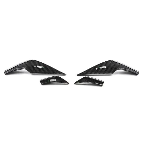 BMW G80 M3/G82 M4 VS Style Carbon Fiber Front Canards — image 3 of 10