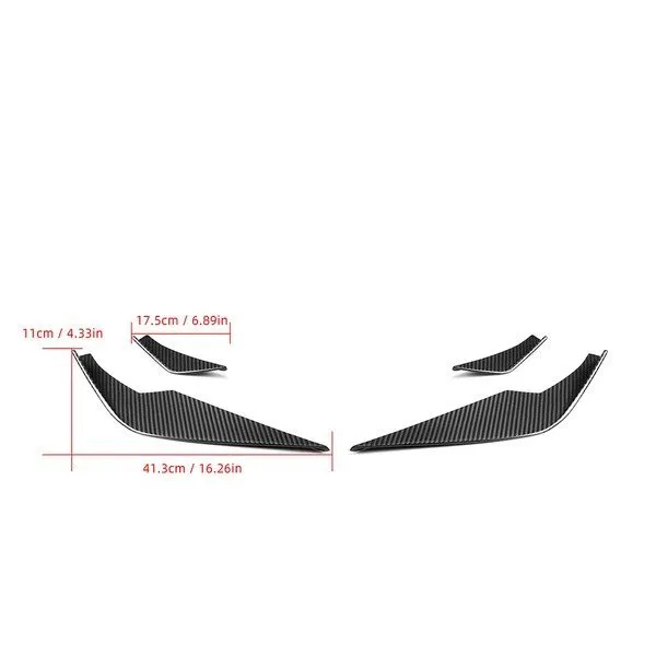 BMW G80 M3/G82 M4 VS Style Carbon Fiber Front Canards – another view