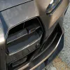 2021+ BMW M3 M4 G80 G82 G83 1 piece Prepreg Carbon Fiber front splitter - V3 — thumbnail 1