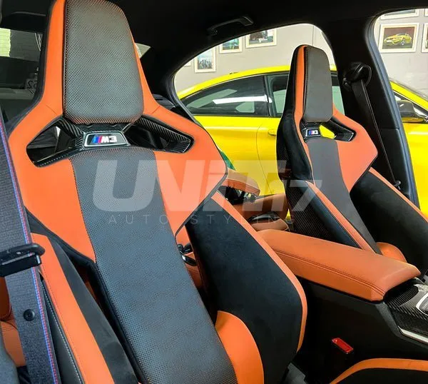 BMW G80/G81/G82/G83/G87 Carbon Fiber bucket Seat Center Trim Cover — image 4 of 6