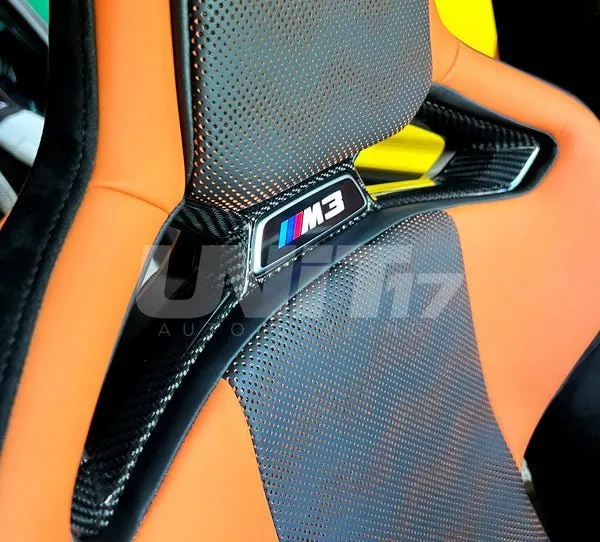 BMW G80/G81/G82/G83/G87 Carbon Fiber bucket Seat Center Trim Cover — image 5 of 6