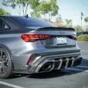 AUDI RS3 8Y.5 FACELIFT 2025+ SPORTBACK / SEDAN CARBON FIBER DIFFUSER – RD1 PRO *EXCLUSIVE DESIGN* — thumbnail 2
