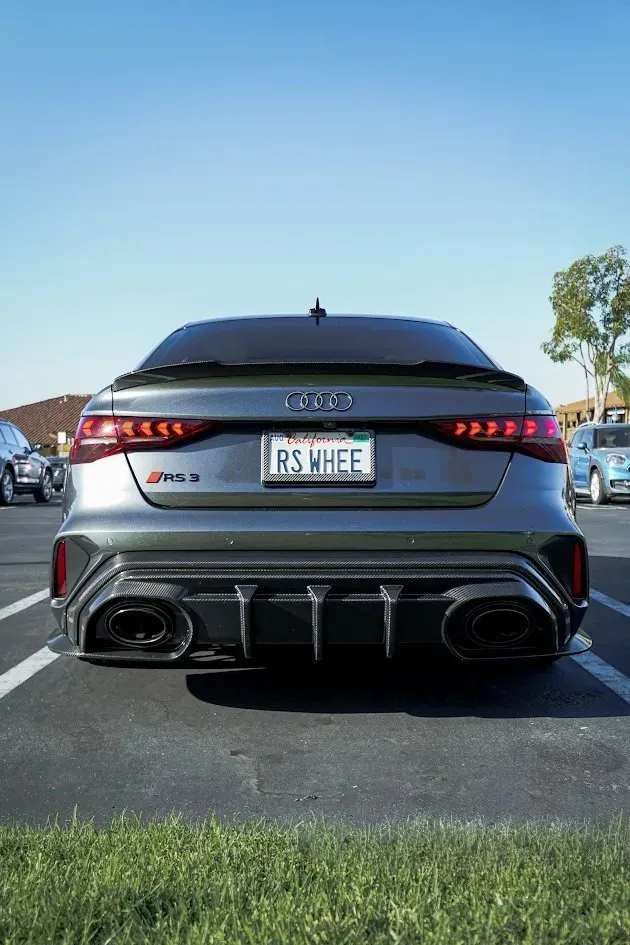 AUDI RS3 8Y.5 FACELIFT 2025+ SPORTBACK / SEDAN CARBON FIBER DIFFUSER – RD1 PRO *EXCLUSIVE DESIGN* — image 12 of 25