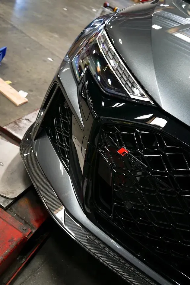 Audi RS3 8Y.5 Facelift 2025+ S1 Pro Prepreg Dry Carbon Fiber Front Lip – Gloss Finish *EXCLUSIVE DESIGN*