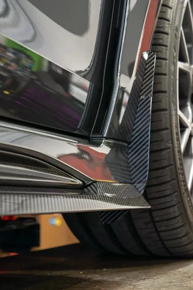 AUDI RS3 8Y 8Y.5 FACELIFT 2025+ CARBON FIBER SIDE SKIRT EXTENSIONS – E1 PRO *EXCLUSIVE DESIGN* — image 13 of 13