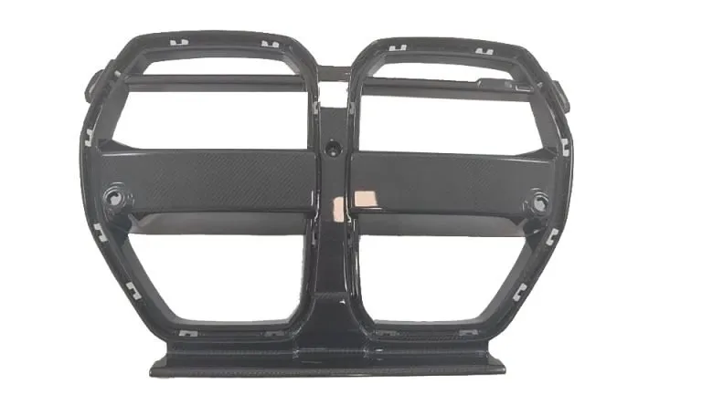 BMW G80 M3 G82 M4 1 piece prepreg dry carbon fiber Vstyle grille