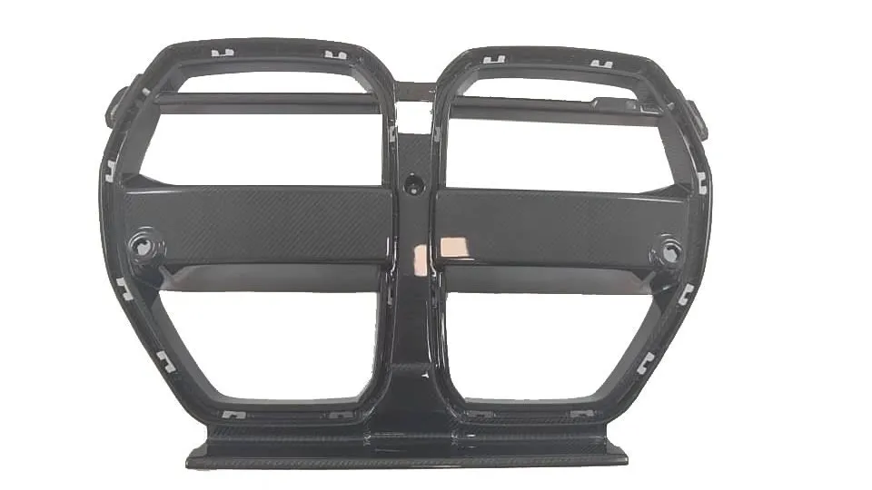 BMW G80 M3 G82 M4 1 piece prepreg dry carbon fiber Vstyle grille — image 1 of 4