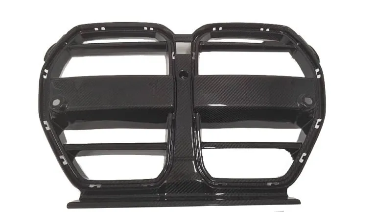 BMW G80 G82 M3 M4 1 piece GT style grille in prepreg dry carbon fiber
