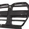 BMW G80 G82 M3 M4 1 piece GT style grille in prepreg dry carbon fiber — thumbnail 4