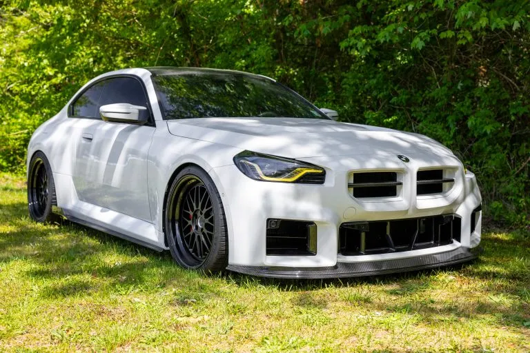2023+ BMW M2 G87 1 piece Prepreg Carbon Fiber front splitter - SPL2 – another view