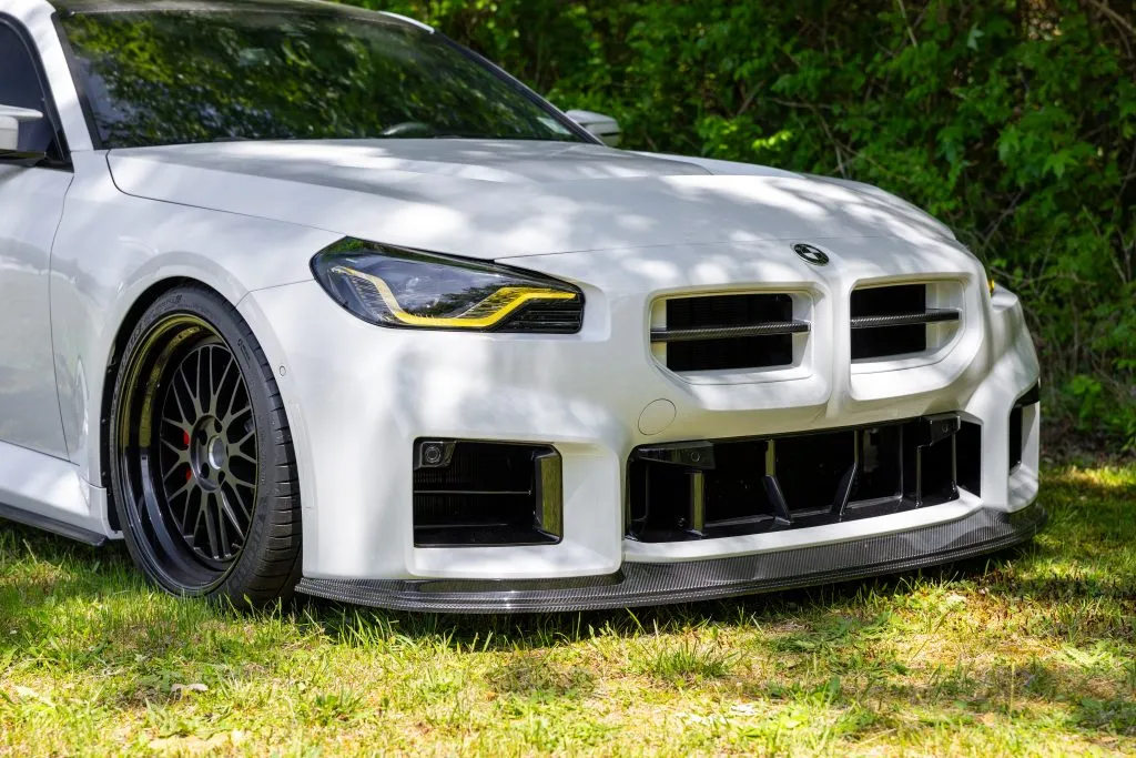 2023+ BMW M2 G87 1 piece Prepreg Carbon Fiber front splitter - SPL2 — image 4 of 13