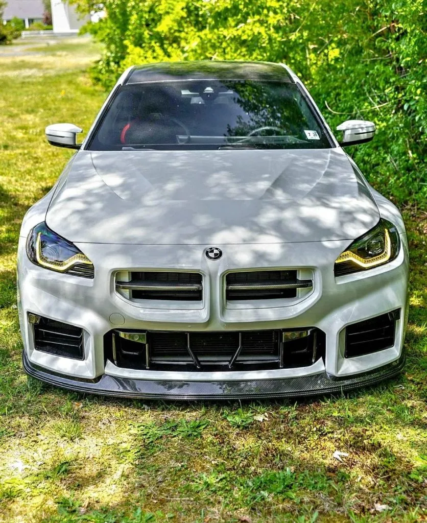 2023+ BMW M2 G87 1 piece Prepreg Carbon Fiber front splitter - SPL2 — image 1 of 13