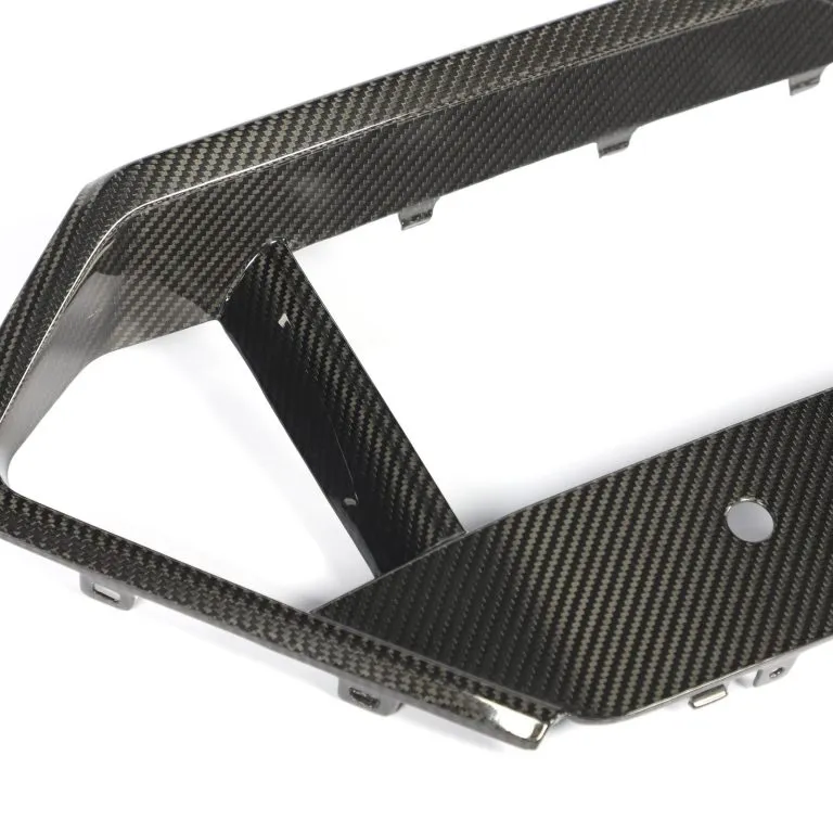 BMW F95 X5M LCI CARBON FIBER FRONT BUMPER LOWER GRILL TRIM IN DRY CARBON FIBER – another view