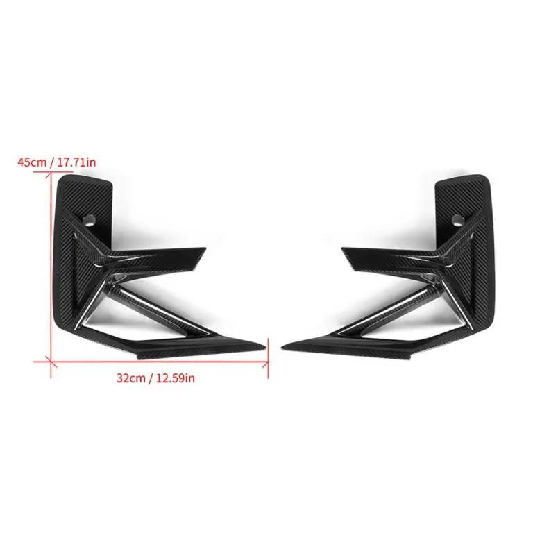 SOOQOO BMW X3M F97 LCI Air Inlets In Prepreg Carbon Fiber