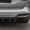 SOOQOO BMW X3M F97 LCI 3 piece Rear Diffuser in Prepreg Carbon Fiber — thumbnail 3