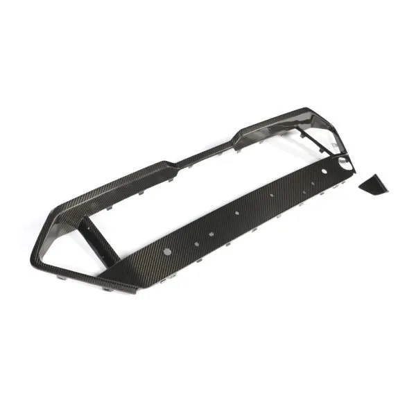 BMW F95 X5M LCI CARBON FIBER FRONT BUMPER LOWER GRILL TRIM IN DRY CARBON FIBER — image 3 of 21