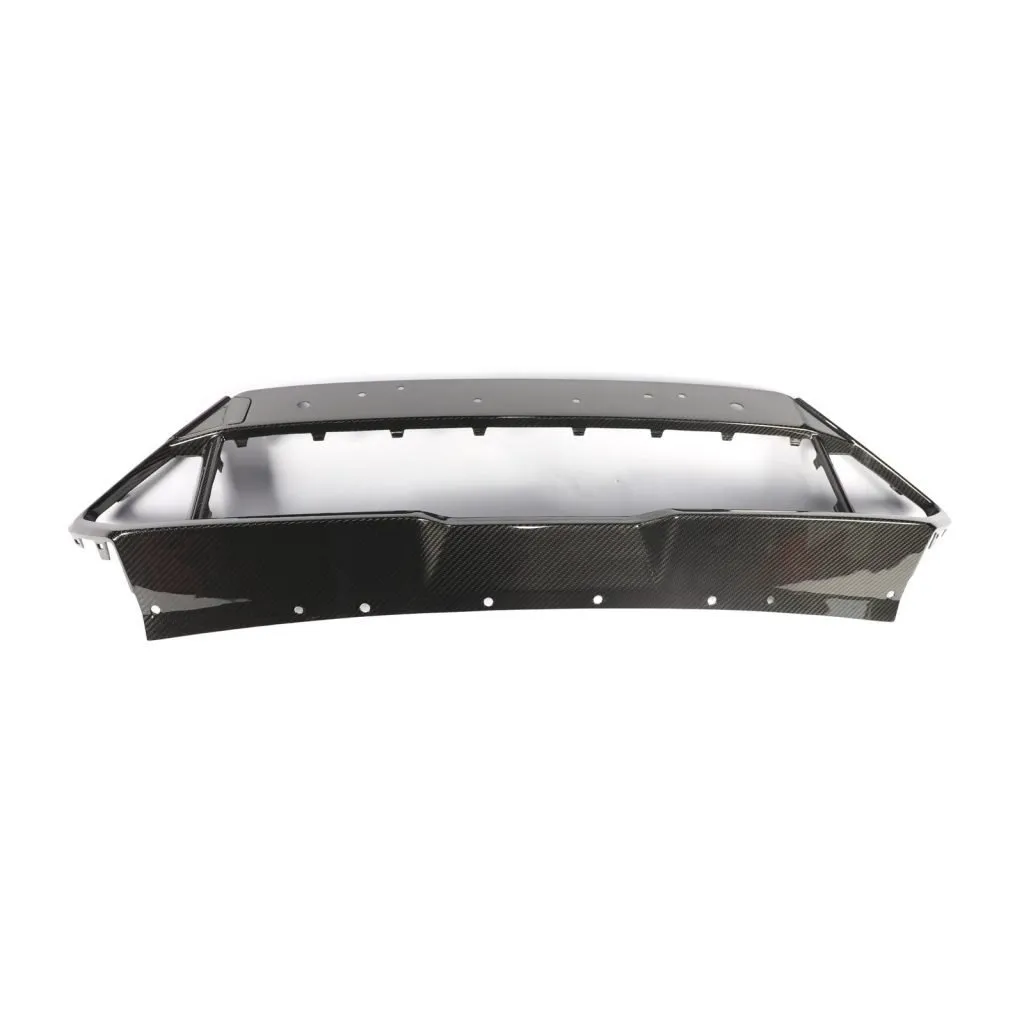 BMW F95 X5M LCI CARBON FIBER FRONT BUMPER LOWER GRILL TRIM IN DRY CARBON FIBER — image 11 of 21