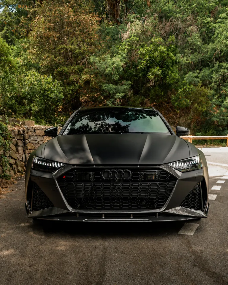 AUDI RS6/RS7 C8 AVANT CARBON FIBER FRONT SPLITTER