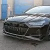 AUDI RS6/RS7 C8 AVANT CARBON FIBER FRONT SIDE VENT INSERT TRIM GRILL — thumbnail 4