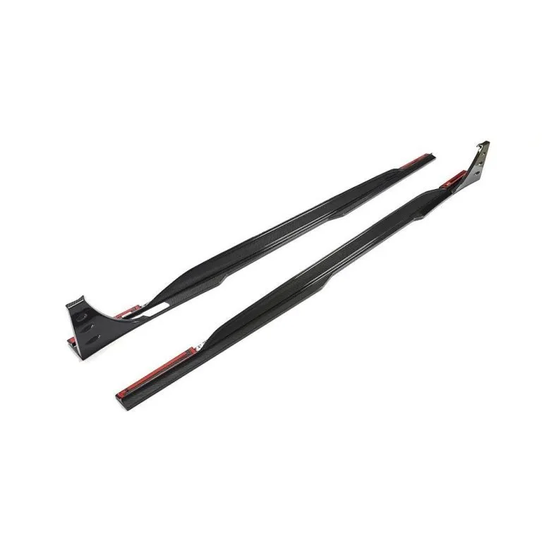 AUDI RS6 C8 AVANT CARBON FIBER SIDE SKIRT EXTENSIONS