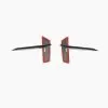 AUDI RS6/RS7 C8 AVANT CARBON FIBER FRONT SIDE VENT INSERT TRIM GRILL — thumbnail 2