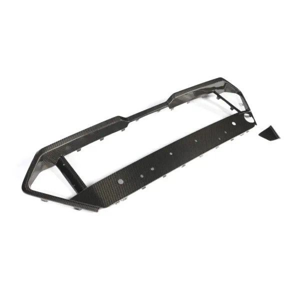 BMW F95 X5M LCI CARBON FIBER FRONT BUMPER LOWER GRILL TRIM IN DRY CARBON FIBER