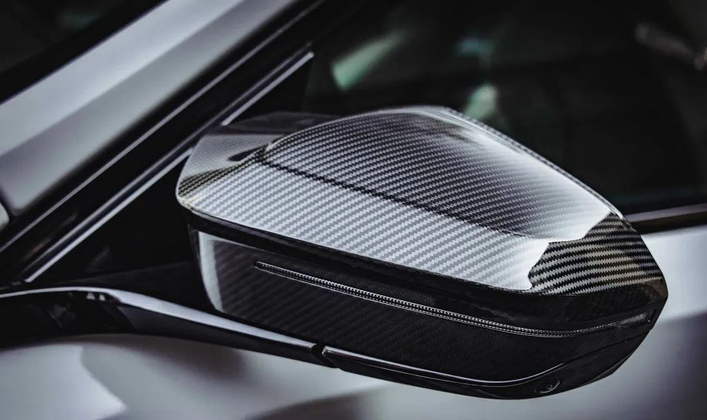 G90/G99 M5 Style Dry carbon Fiber Mirror Covers — image 5 of 5
