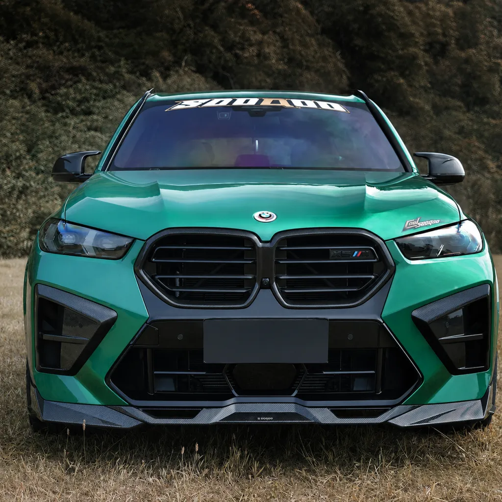 BMW X5M F95 LCI Sooqoo Dry Carbon Fiber Front Lip — image 3 of 14